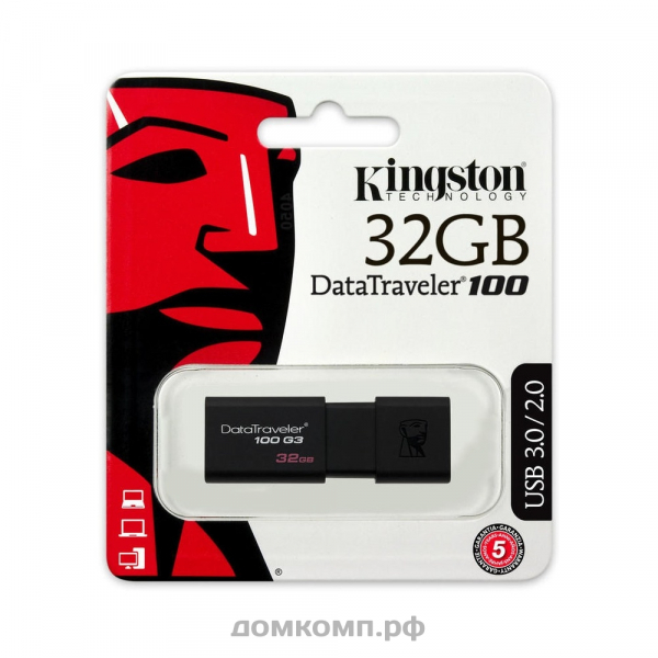 USB Flash 32 Гб Kingston DT 100 G3 USB3.0